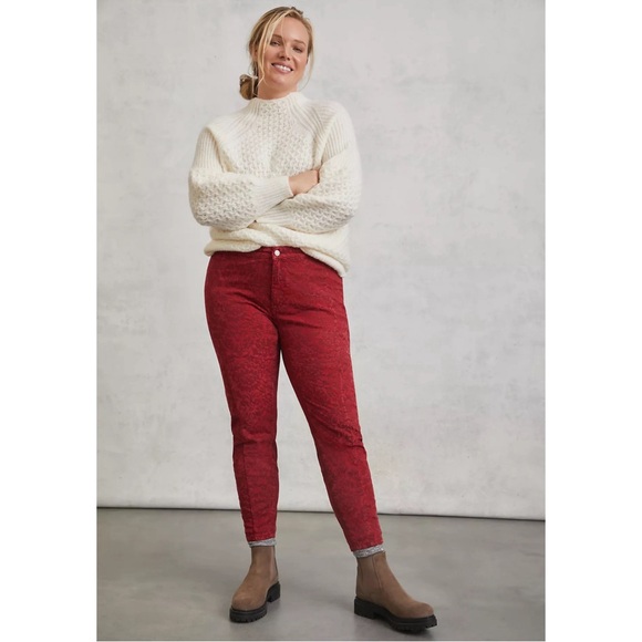 - Anthropologie Pilcro Flocked High-Rise Leggings/Pants NWT SZ 18W - Picture 1 of 16
